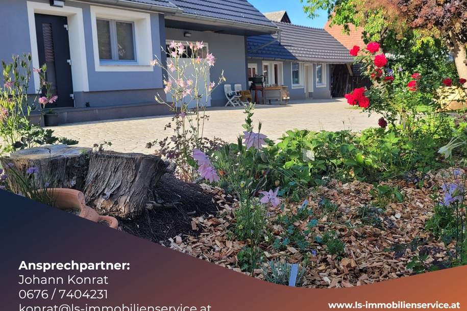 Modernisiertes Wohnhaus mit Einliegerwohnung im sonnigen Südburgenland!, Haus-kauf, 294.000,€, 7522 Güssing