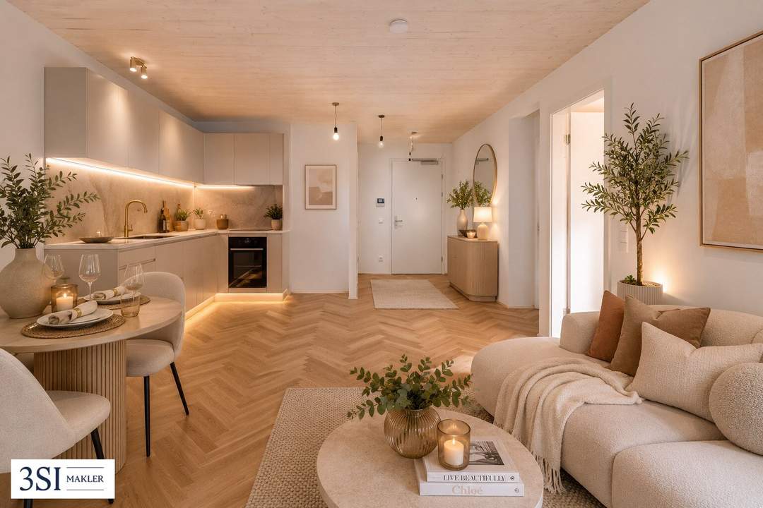 Fitness, Sauna, Co-Working Space - Wohnen in Top Lage nahe Donaukanal
