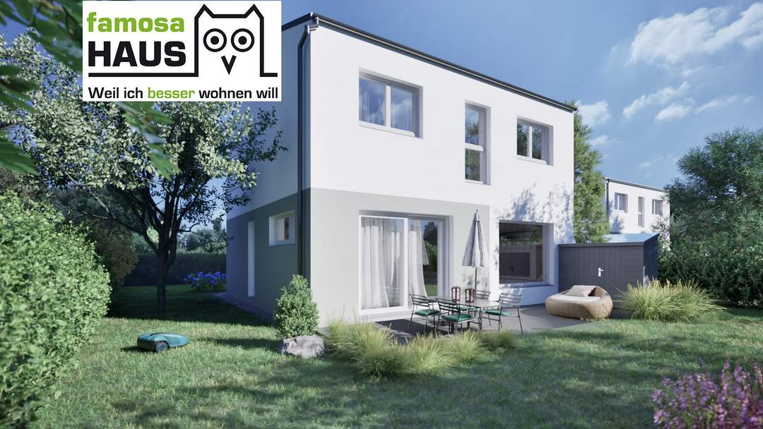 Provisionsfreies Einfamilienhaus mit 124m² Wohnfläche, 23m² Terrasse, Eigengrund und 2 Parkplätze