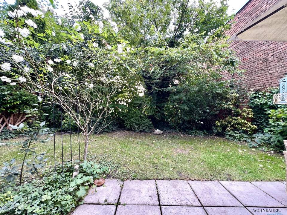 Großzügige 2-Zimmer-Gartenwohnung – ein Ruhepol mit 80 m² Außenfläche
