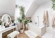 Großzügige Maisonette mit West-Dachterrasse in begehrter Parklage