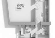 Charmante 1-Zimmer Wohnung mit getrennter Küche und großem Bad - Scheupark