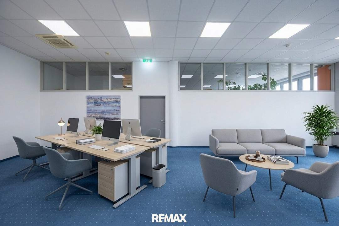 Großraumbüro oder Einzelbüros? Ca. 1.000 m² flexibel teilbar mit Parkplätzen