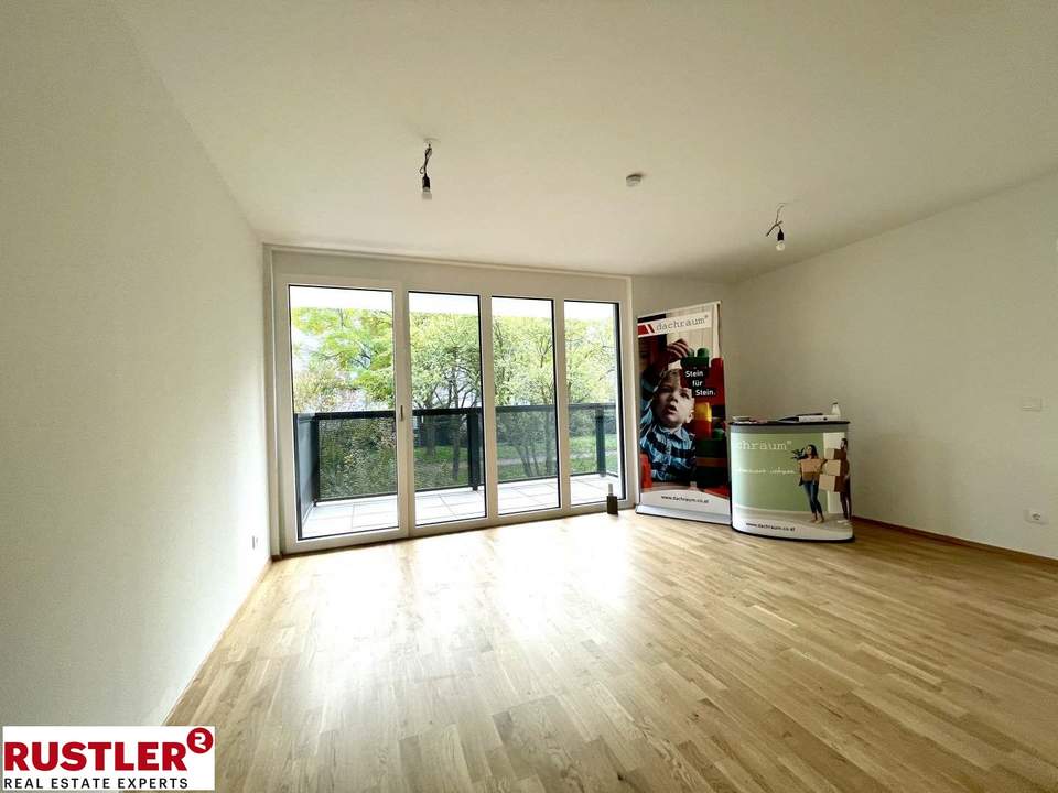 Wohnen am Marchfeldkanal | Sonnige 2-Zimmerwohnung mit großen Balkon