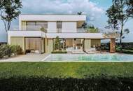 Rarität im Grünen - Geplantes Einfamilienhaus inkl. 77m² Dachterrasse, Küche und beheizbarem Swimmingpool.