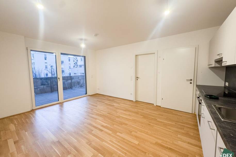 Ideal für Singles oder Paare: Moderne 2-Zimmer-Wohnung mit Balkon nahe U1, Wohnung-miete, 949,00,€, 1220 Wien 22., Donaustadt