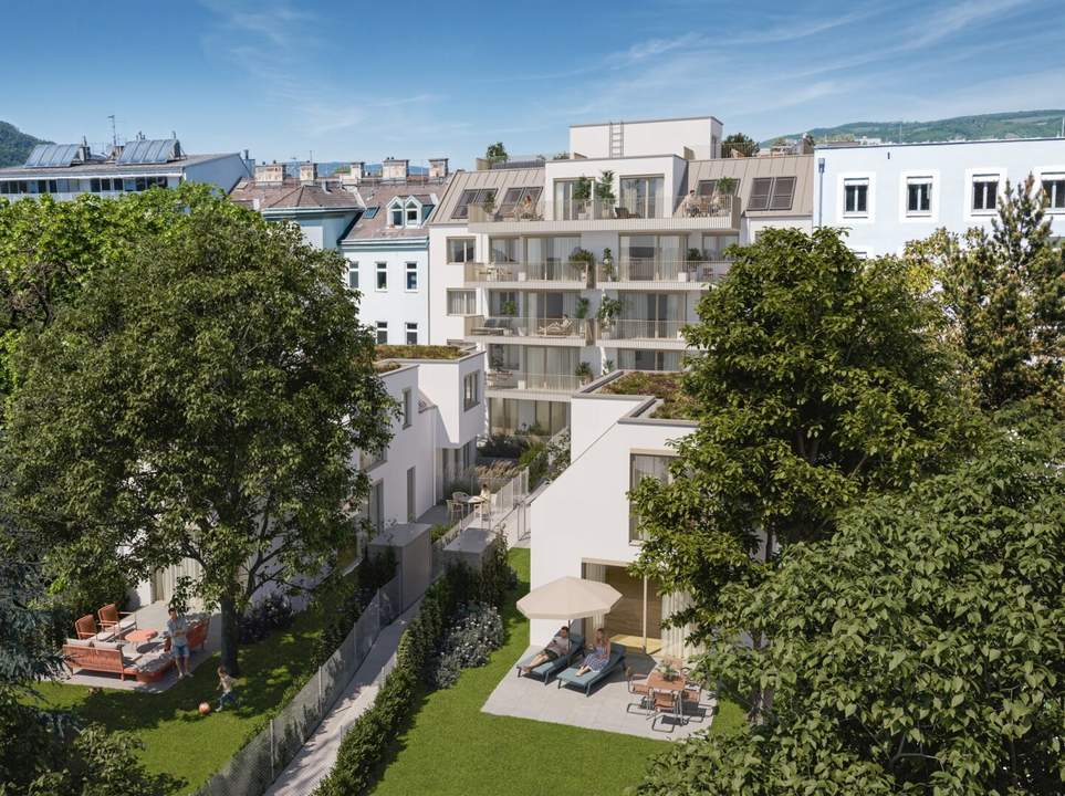 BOSCH20 – Wohnen mit Gartenblick – Freiraum direkt vor jedem Zimmer