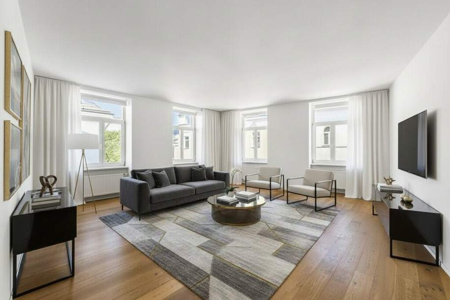 Frischsanierte und helle 2-Zimmer-Wohnung in Toplage der Rüdigergasse, Wohnung-kauf, 470.000,€, 1050 Wien 5., Margareten