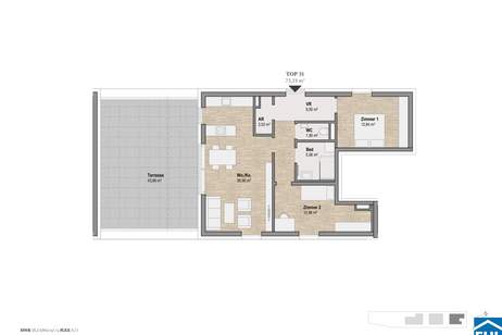 UrbanGreenGeidorf – Ihr Platz zum Wohlfühlen in Geidorf, Wohnung-kauf, 628.505,€, 8010 Graz(Stadt)
