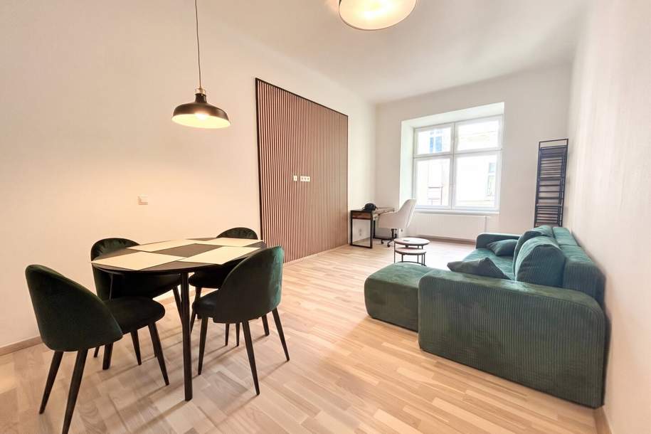 Furnished &amp; Renovated | Ideal for Commuters, Expats &amp; Project Workers! | U1 and 13A Directly Outside the Building – Quiet Courtyard Location – Excellent Infrastructure – Close to Central Station, Wohnung-miete, 1.489,40,€, 1040 Wien 4., Wieden