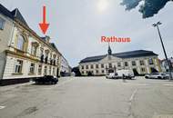 Büro-Zinshaus am Rathausplatz - Umbau zu Wohnungen & DG-Ausbau & Bestandsfreiheit möglich