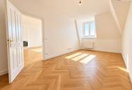LICHT AN. ALTBAU AN. ANGEKOMMEN. – 2 Zimmer. Ganz oben. Ganz hell. Ganz schön 1050!