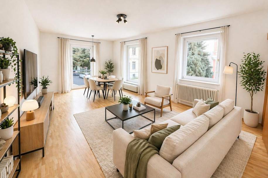 Helle, ruhige 3-Zimmer-Wohnung in Toplage in Geidorf, Wohnung-kauf, 399.000,€, 8010 Graz(Stadt)