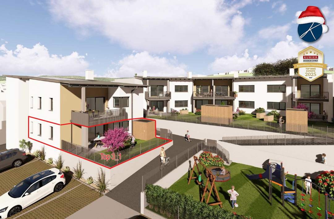 3-Zimmer Wohnung mit Garten & Terrasse