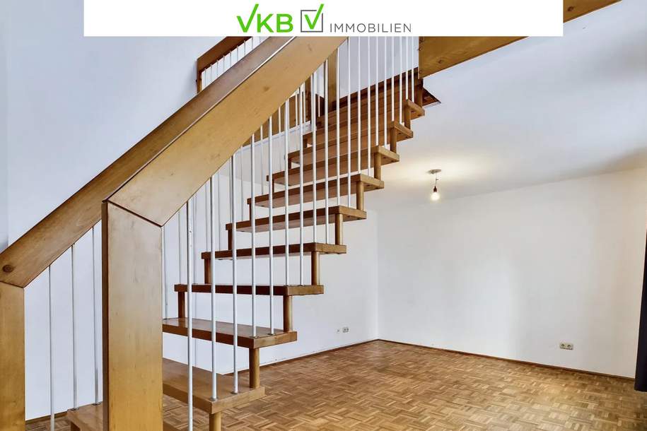 WELS: Wohnen mit Charakter | Stilvolle Altbauwohnung im Herzen von Wels mit einzigartigem Maisonetten-Flair!, Wohnung-miete, 890,00,€, 4600 Wels(Stadt)