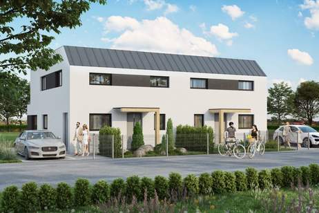 ++ NEUBAU DOPPELHAUSHÄLFTE ++ in Guntramsdorf - Typ 120 m², Haus-kauf, 450.000,€, 2353 Mödling
