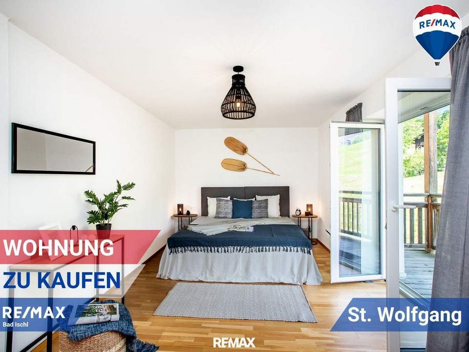 Großzügige Eigentumswohnung mit Wolfgangseeblick und Zweitwohnsitzmöglichkeit