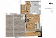 Exklusive Dachgeschosswohnung mit großer Terrasse, Sauna und zwei Eigentumsparkplätzen im Zentrum von Wieselburg