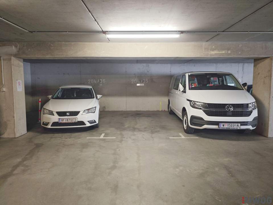 Unbefristeter Tiefgaragenplatz am Handelskai 204, 1020 Wien | ebenerdig | Autobahn- und U-Bahnnähe