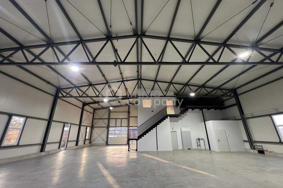 Bis zu 5,4% Rendite Möglich! Gewerbehalle mit flexibler Nutzungsmöglichkeit, Gewerbeobjekt-kauf, 1.150.000,€, 4632 Wels-Land