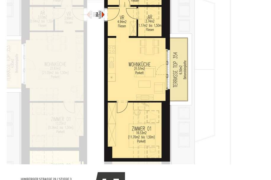Himbergerstraße 28, Wohnung-miete, 849,99,€, 1100 Wien 10., Favoriten