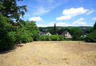 Baugrundstück mit Ausblick in zentraler Ruhelage in Pressbaum