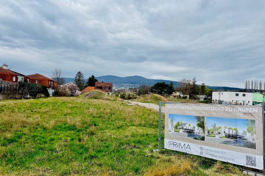 ++ NUR noch 2 BAURECHTSGRUNDSTÜCKE ++ mit großem POTENZIAL, Grund und Boden-kauf, 120.000,€, 2353 Mödling