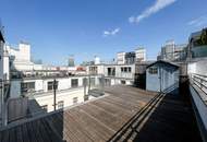 DACHTERRASSENMIETE, Nähe Börse / Rudolfsplatz - teilmöbliert