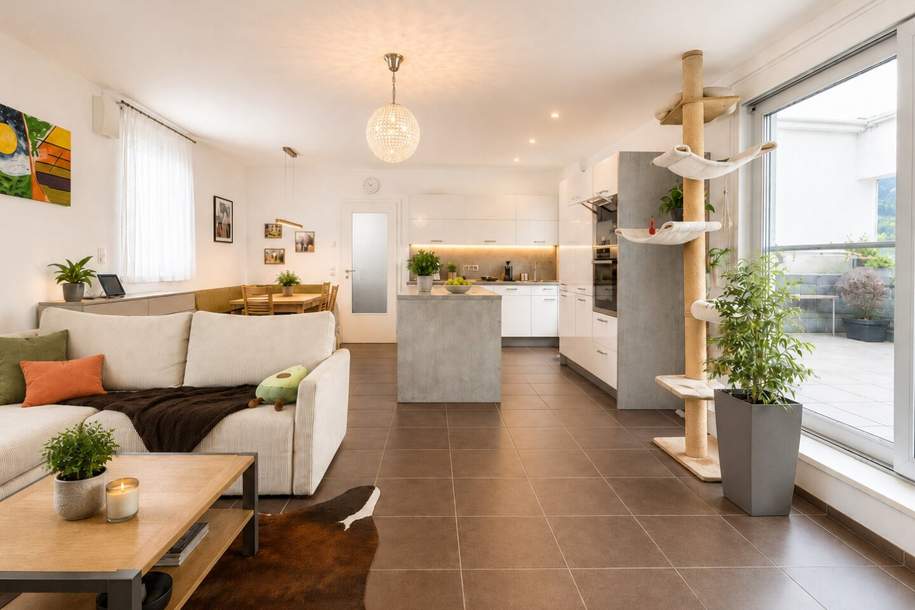 ***Exklusives Wohnen mit großer Terrasse – modern, großzügig und in Topzustand***, Wohnung-kauf, 269.000,€, 8600 Bruck-Mürzzuschlag