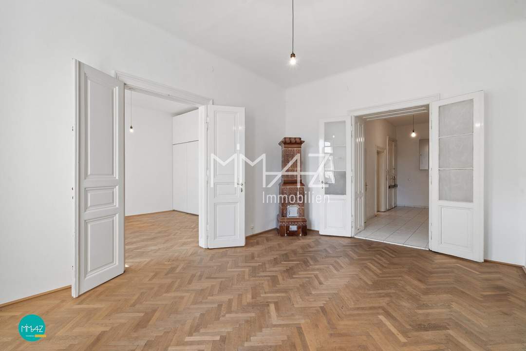 Urbanes Wien trifft klassischen Altbau I Helle 2-Zimmer Wohnung im 3. Liftstock I Stilvolles Stadtwohnen im Herzen von Neubau