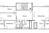 Helle und ruhige - Top ausgestattete Wohnung mit 2 Loggien
