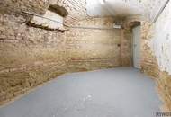 165 m2 Souterrain LAGER in der EMBELGASSE // zugehöriges WC + DUSCHE
