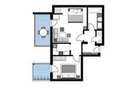 Stilvolle 2-Zimmerwohnung mit zwei Balkonen in Ötz!