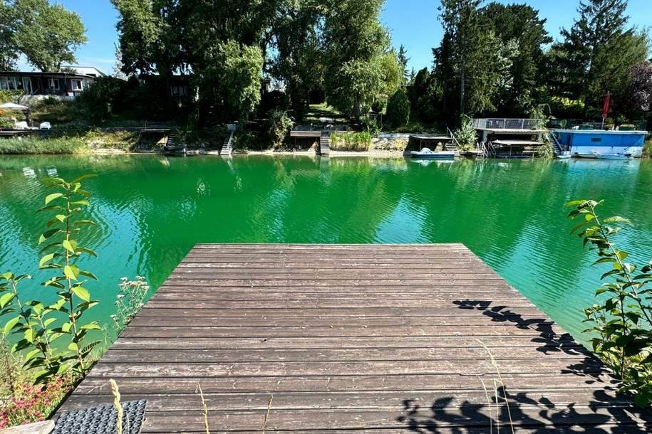 Badebungalow auf Pachtgrund mit direktem Seezugang!, Haus-kauf, 83.000,€, 2301 Gänserndorf