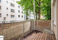 ** Sanierte 2-Zimmer-Altbau Wohnung mit Balkon in hofseitiger Lage - guter Lage **