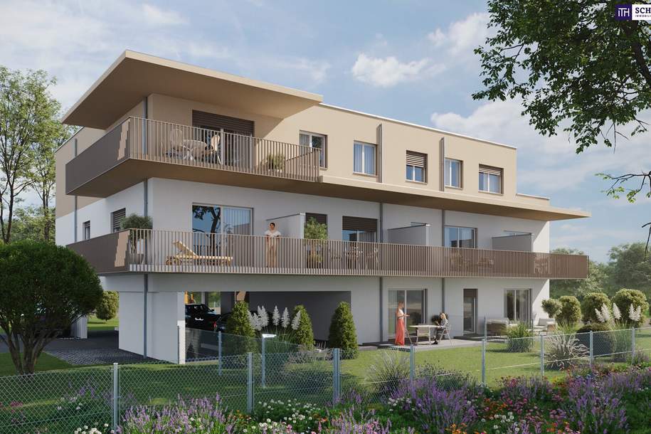 Coole moderne Familienwohnung mit Blick ins Grüne in einer ruhigen Sackstraße gelegen - 8041 Graz - PROVISIONSFREI!, Wohnung-kauf, 327.793,€, 8041 Graz(Stadt)