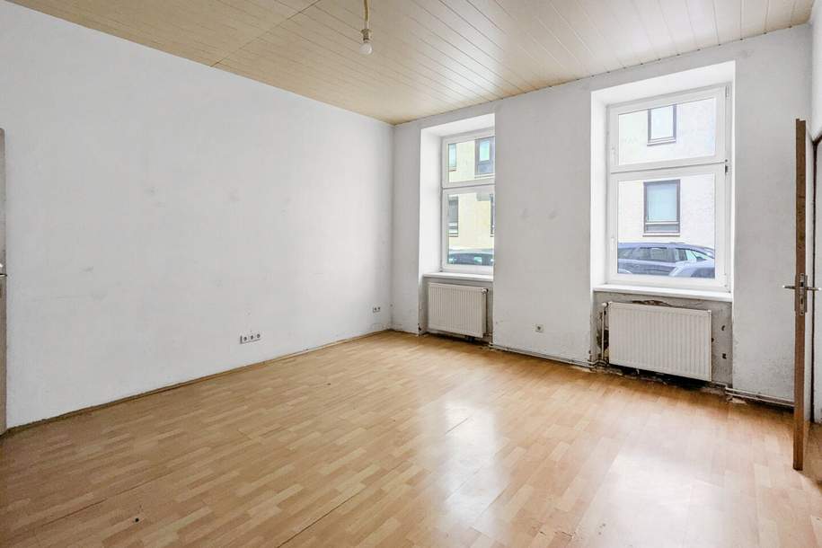 ++VHG8++ Sanierungsbedürftige 3-Zimmer Erdgeschosswohnung, viel Potenzial, Wohnung-kauf, 129.000,€, 1220 Wien 22., Donaustadt