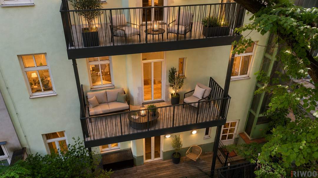 RETRO-CHIC IM ALTBAU MIT BALKON II AIRBNB oder SELBST EINZIEHEN II KOMPLETT MÖBLIERT II ca. 11m² BALKON II NÄHE U6/AKH/VOLKSOPER/WUK