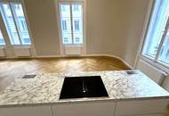 MÖLLWALDPLATZ, U1-NÄHE, 124 m2 ALTBAU, Wohnküche, 2 Zimmer, klimatisiert, 2 Bäder, Parketten, Loggia, 1. Liftstock, provisionsfrei