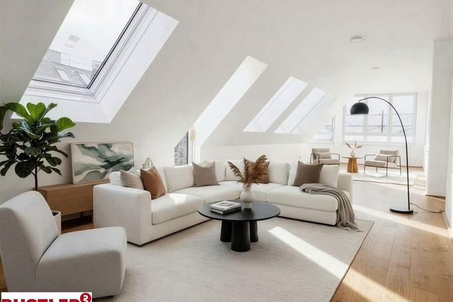 Penthouse-Erstbezug mit 360° Panoramablick, Wohnung-kauf, 1.190.000,€, 1140 Wien 14., Penzing