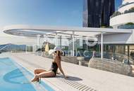 ERSTBEZUG: Modernes Apartment mit atemberaubenden Blick auf Alte Donau! Pool, Spa, Fitness vorhanden