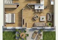 Familienfreundliche 4-Zimmer-Wohnung mit Balkon in ruhiger Lage von Angerberg