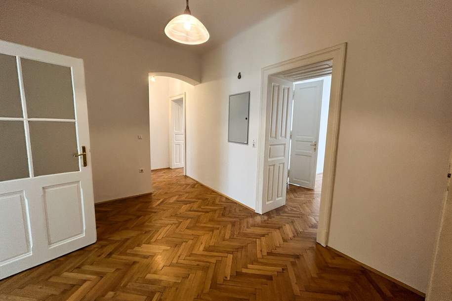 UNBEFRISTETES MIETVERHÄLTNIS 3 ½ Zimmer-Altbauwohnung im Herzen der Stadt!, Wohnung-miete, 1.381,00,€, 8020 Graz(Stadt)