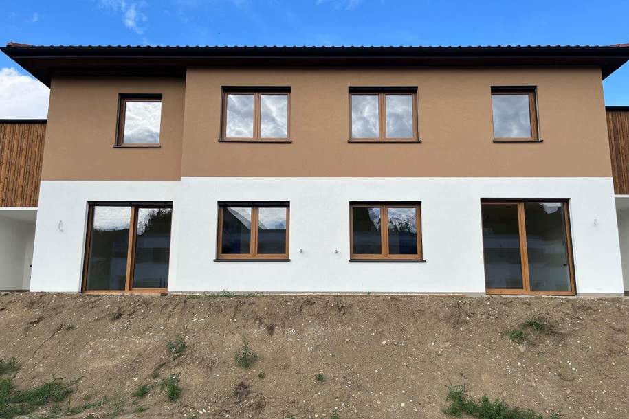 Doppelhaushälfte in Massivholz, Haus-kauf, 399.000,€, 4625 Wels-Land