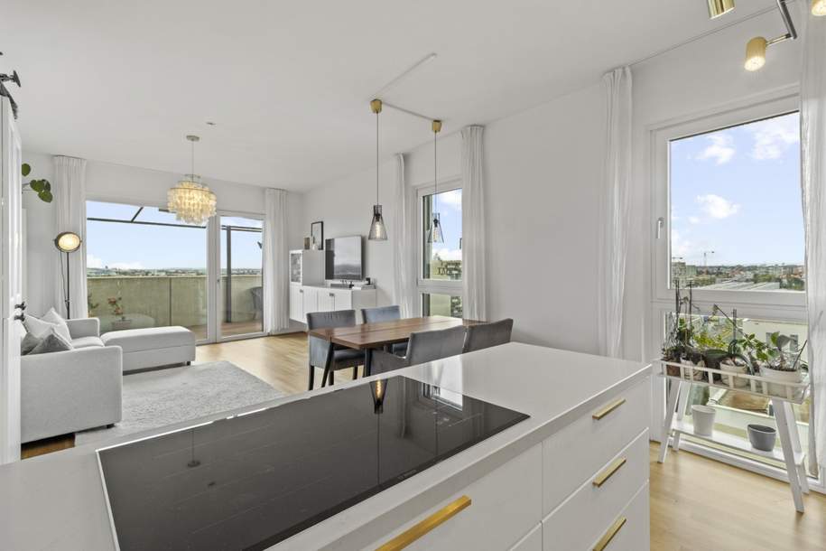 ++ Urbanes LEBEN mit FERNBLICK – DREI ZIMMER Highlight im DG ++, Wohnung-kauf, 599.000,€, 1230 Wien 23., Liesing