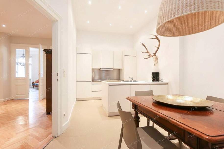 Elegant &amp; zentral – Exklusiv möblierte Altbauwohnung im Servitenviertel, Wohnung-miete, 3.499,99,€, 1090 Wien 9., Alsergrund