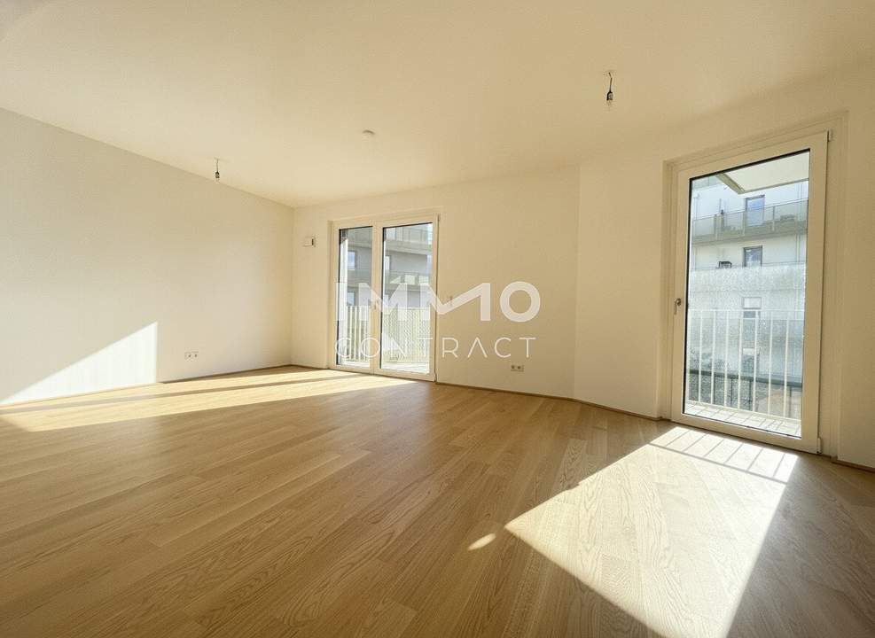Westseitige 2-Zimmer-Balkonwohnung - preiswerter &amp; provisionsfreier Erstbezug