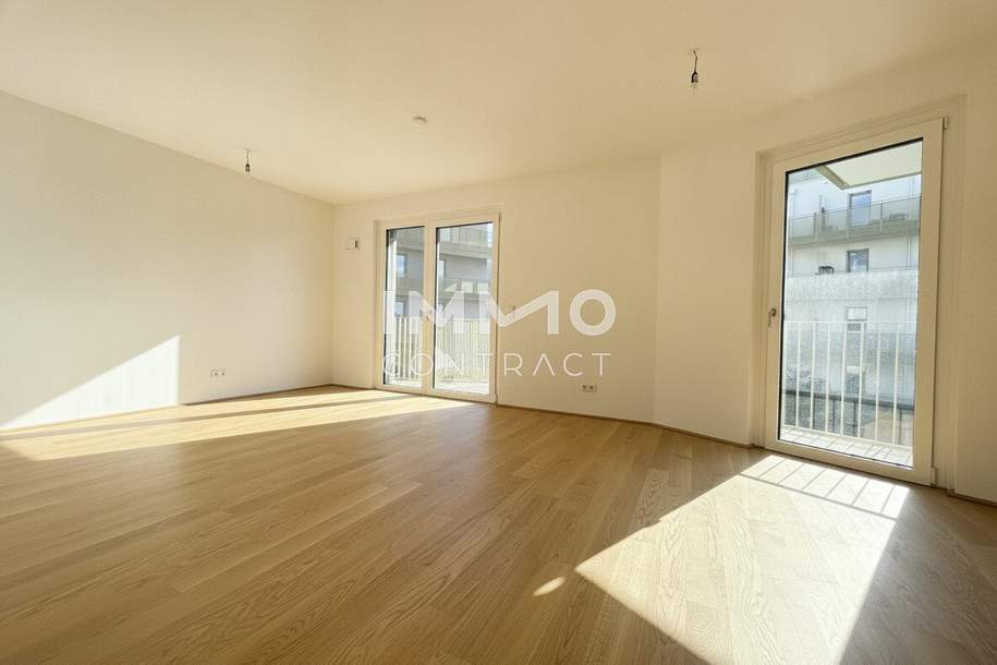 Westseitige 2-Zimmer-Balkonwohnung - preiswerter & provisionsfreier Erstbezug, Wohnung-kauf, 259.000,€, 1210 Wien 22., Donaustadt