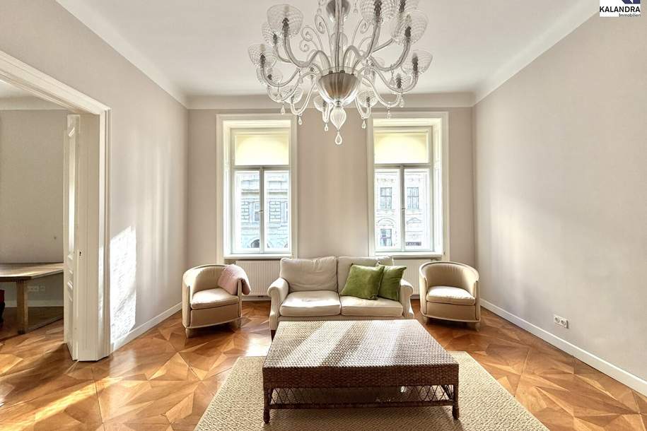 360° TOUR // MÖBLIERTE STILWOHNUNG // FURNISHED CLASSIC APARTMENT, Wohnung-miete, 2.195,00,€, 1090 Wien 9., Alsergrund