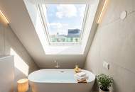 Exklusive und energiesparende Dachterrassenwohnung mit sensationell hohen Decken!